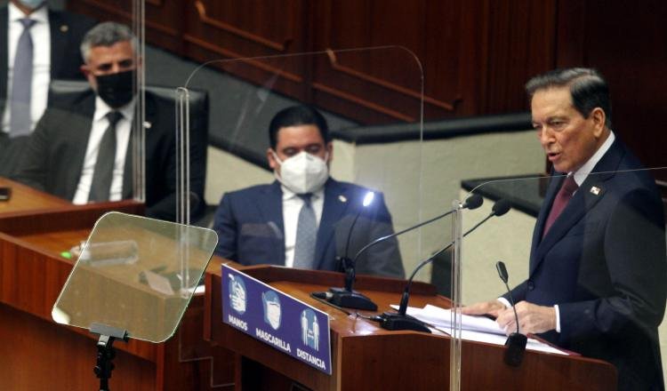 El presidente Laurentino Cortizo, no ha tenido una oposición férrea de parte de los otros partidos políticos. Foto: Víctor Arosemena