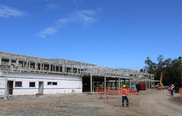 Con este nuevo hospital se tiene previsto beneficiar a unas 10 comunidades a más de 30 mil habitantes. Foto. Mayra Madrid