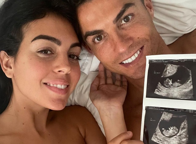 Georgina Rodríguez y Cristiano Ronaldo. Foto: Instagram