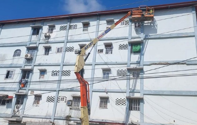 Los trabajos de rehabilitación inclluyen reemplazo de la cubierta o techo. Foto: Diomedes Sánchez 