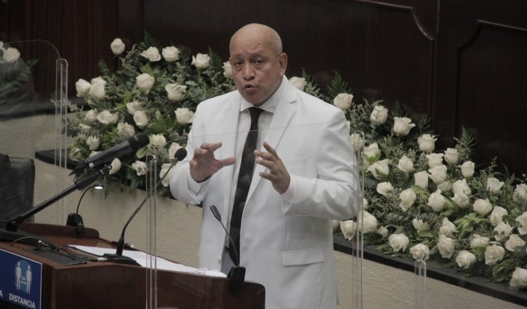 Crispiano Adames por la reelección en la Asamblea Nacional. Foto: Archivos