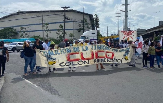 Se mantienen los cierres de calles en la provincia de Colón.