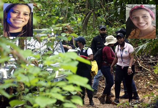 Los restos óseos de Yaris Jiménez, asesinada por Marichely Ruiz, fueron ubicados en el área del lago Alajuela, Chilibre. Foto: Landro Ortiz