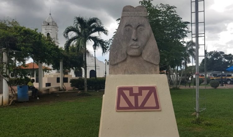 Busto del cacique Natá. Foto: Víctor Arosemena