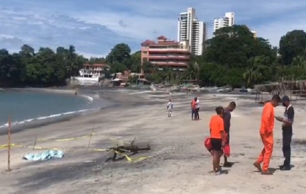 El cuerpo fue avistado en hora de la mañana por pescadores del área. Foto: Eric A. Montenegro