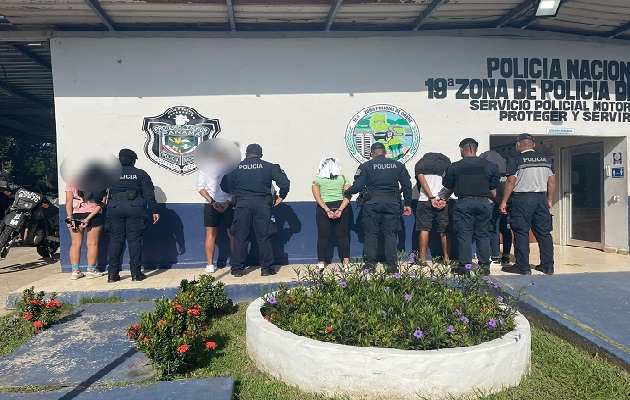 Los detenidos serán presentados en las próximas horas ante las autoridades correspondientes. Foto. Proteger y Servir