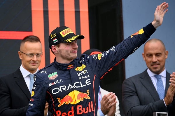 El neerlandés Max Verstappen ganó el gran Premio de Hungria. Foto: EFE