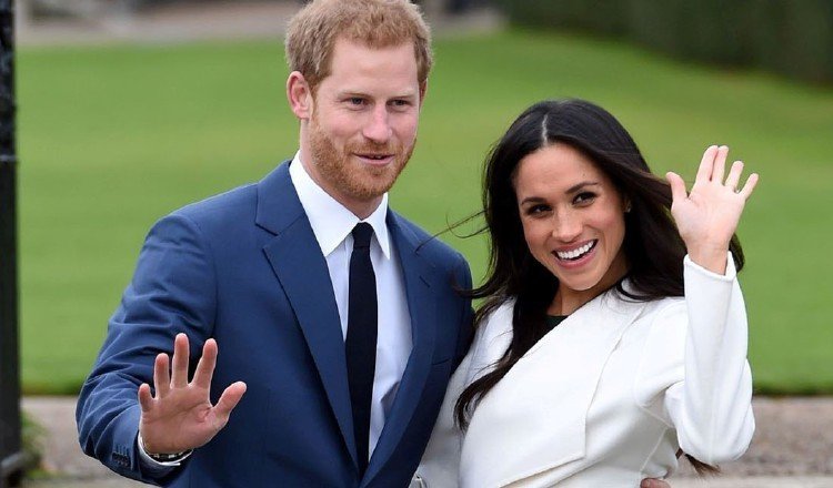 Meghan y Harry. Foto: Archivo 