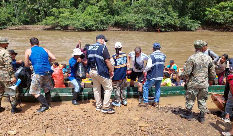 Ayer la Defensoría realizó un recorrido por Darién. Cortesía