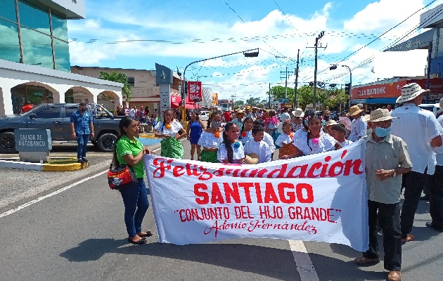 Con este evento folclórico se abre paso a las efemérides patrias en la provincia de Veraguas. Foto. Melquiades Vásquez