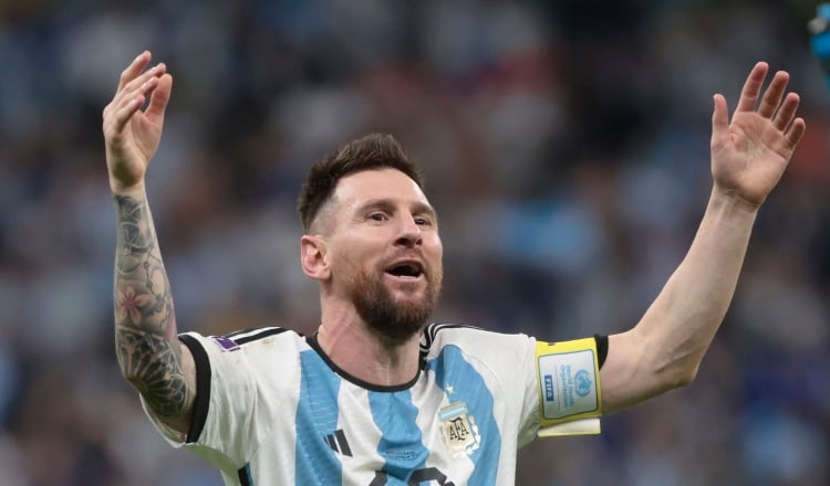 Leo Messi, capitán de Argentina. Foto: EFE