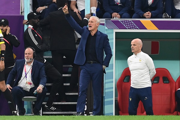 El seleccionador francés, Didier Deschamps. Foto:EFE