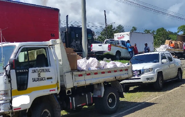 A la provincia de Colón llegaron unos 87,767 productos cárnicos para el programa navidad solidaria. Foto Diomedes Sánchez