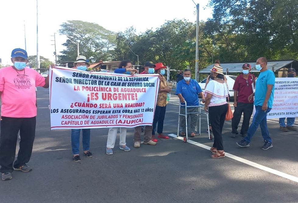 La protesta fue realizada en el cruce de Divisa. Foto: Thays Domínguez 