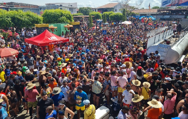 En Las Tablas los asistentes gozaron a más no poder. Foto. Thays Domínguez