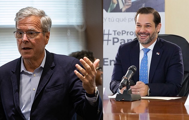 Jeb Bush y Ramón Martínez. Foto: Cortesía