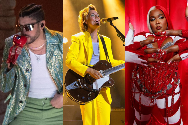 Bad Bunny, Brandi Carlile y Lizzo. Fotos: Instagram