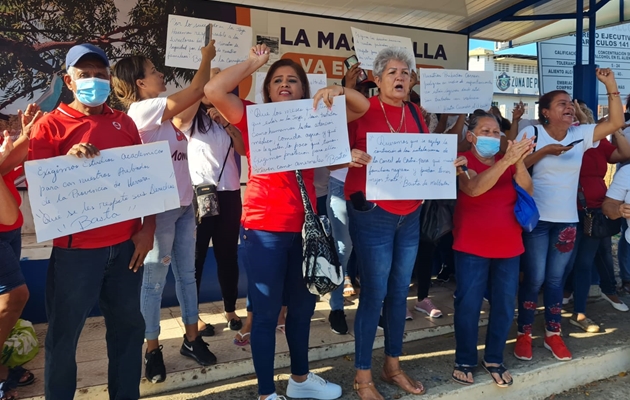 Las autoridades les prometieron que se arreglaría una visita el próximo 25 de febrero. Foto / Thays Domínguez.