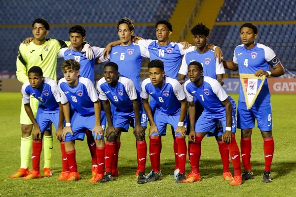 Equipo Sub-17 de Cuba. Foto: Fepafut