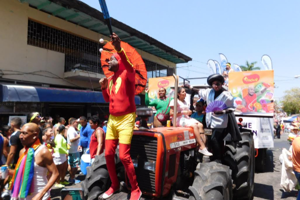 'La Ñata' es uno de los personajes más populares del Carnaval de Las Tablas. Foto: Archivo