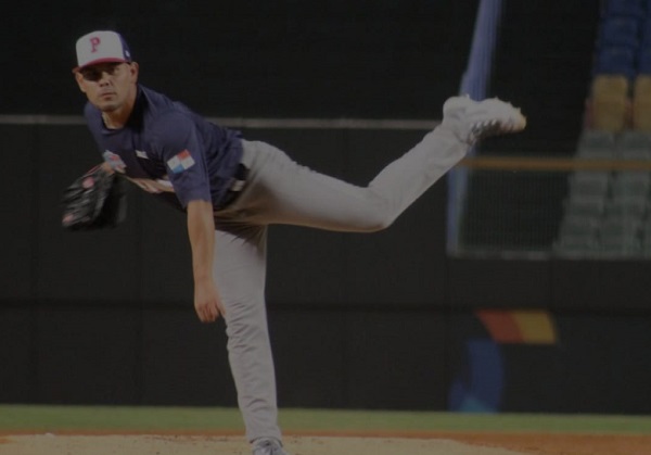 Andy Otero, lanzador de Panamá en el Clásico Mundial de Béisbol. Foto: Fedebeis