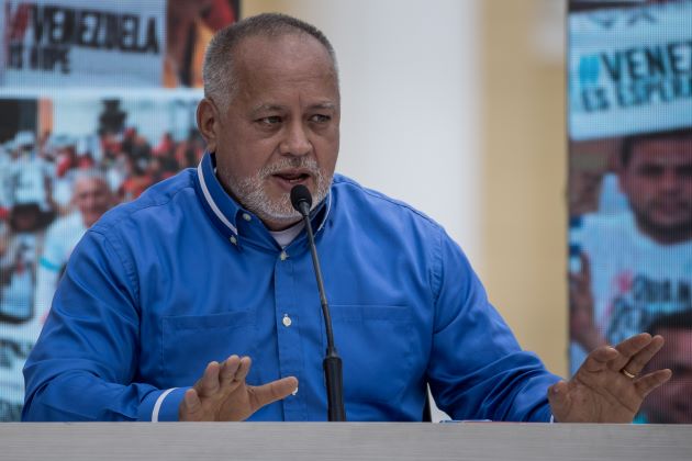 El líder chavista Diosdado Cabello rechazó este viernes la resolución del Parlamento Europeo.