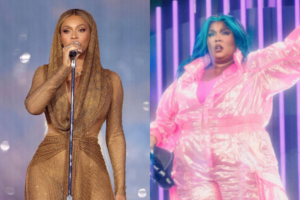 Beyoncé y Lizzo. Foto: @beyonce / @lizzobeeating