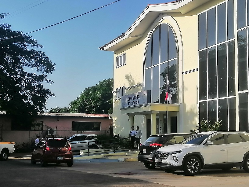 La audiencia se realizó en las instalaciones del Sistema Penal Acusatorio (SPA) de Chitré. Foto: Cortesía