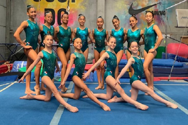 Equipo de gimnasia de Panamá. Foto; Cortesía