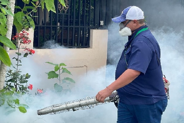 En el corregimiento de La Arena de Chitré, se registró un caso de dengue con signos de alarma, hubo varios operativos y se detectaron criaderos activos. Foto. T