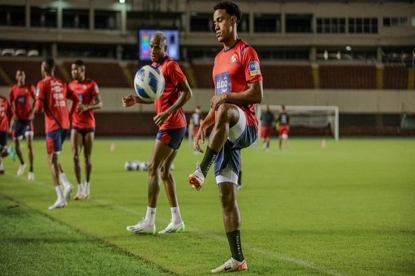 La selección de Panamá entrenó en  el estadio Rommel Fernández. Foto: Fepafut