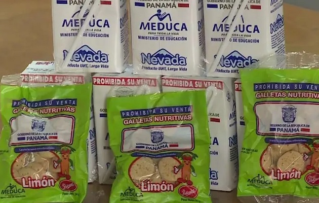 Se dio  la instrucción que se distribuyeran los alimentos de meriendas. Foto: Cortesía/ Meduca