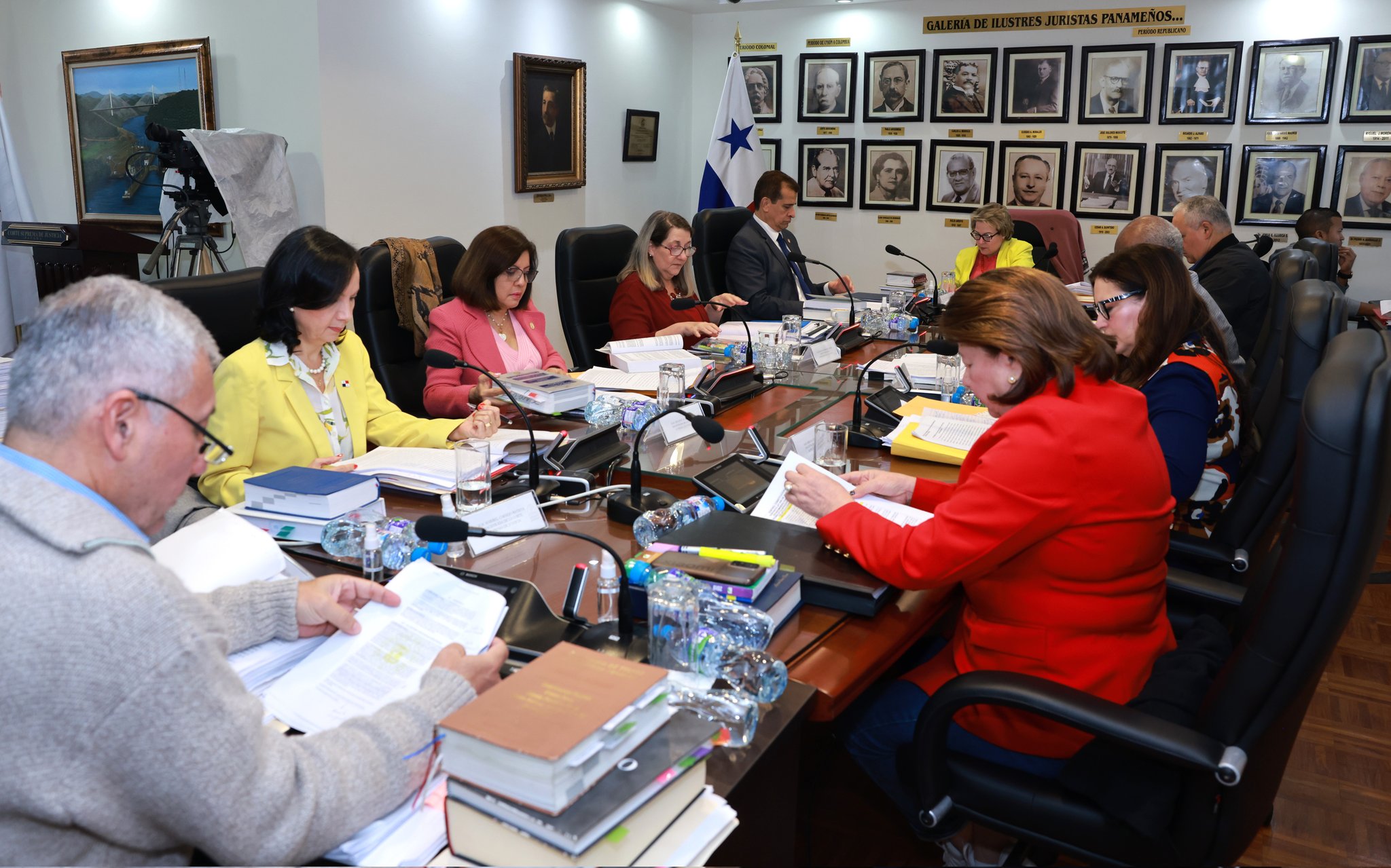 La sesión de este lunes, está prevista para reanudarse a las 10:00 a.m. Foto: Cortesía Órgano Judicial