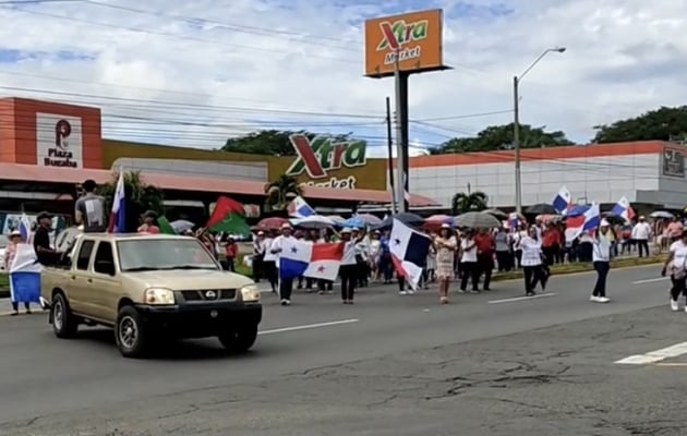 Caravana en Chiriquí. Foto / Redes Sociales. 