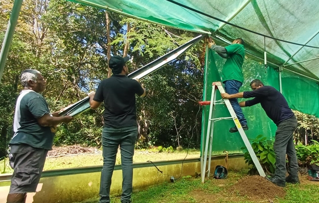 Los trabajos de mantenimiento se realizaron por parte de MiAmbiente de Panamá Oeste. Foto / MiAmbiente. 