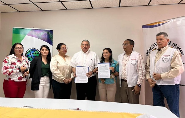 La Arquidiócesis de Panamá y ESRI Panamá han formalizado un convenio estratégico. Foto: Cortesía