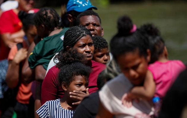 A Panamá llegaron en 2023 más de 520,00 migrantes en tránsito hacia Norteamérica tras cruzar la jungla del Darién. Foto: EFE