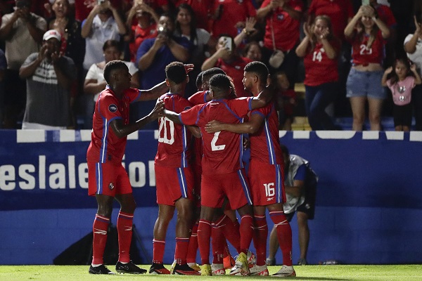 Jugadores de la selección de fútbol de Panamá. Foto: EFE