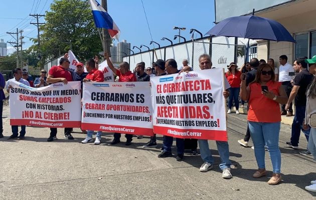 Protesta de los trabajadores de Epasa. Foto: Archivo