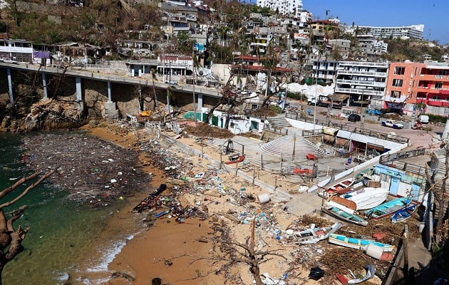 El calentamiento global antropogénico ha aumentado significativamente las temperaturas superficiales del océano en regiones donde se forman  los huracanes. Foto: EFE