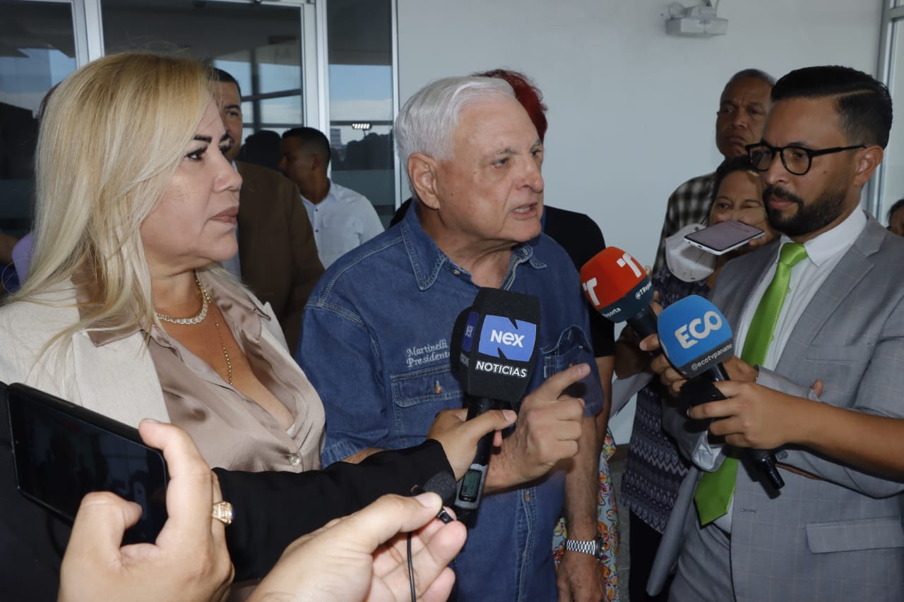 Candidato presidencial, Ricardo Martinelli.