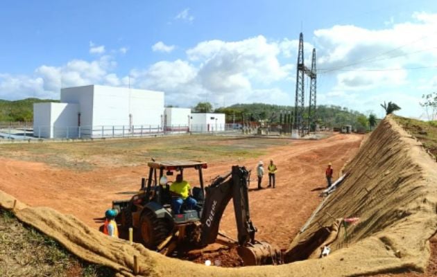 Subestación de Burunga en Panamá Oeste. Foto: Cortesía