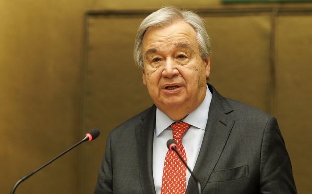 Guterres aboga por el trabajo en unidad para llevar al mundo por el camino de la sostenibilidad. Foto: EFE 