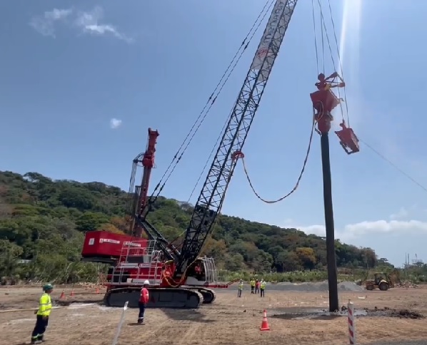 Los trabajos permanentes de la construcción del cuarto puente empezaron este martes. Foto: Cortesía CPCP