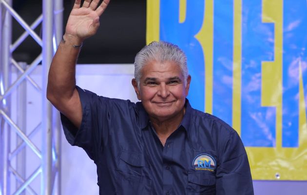 El candidato presidencial, José Raúl Mulino, lidera intención de votos. Foto: Cortesía