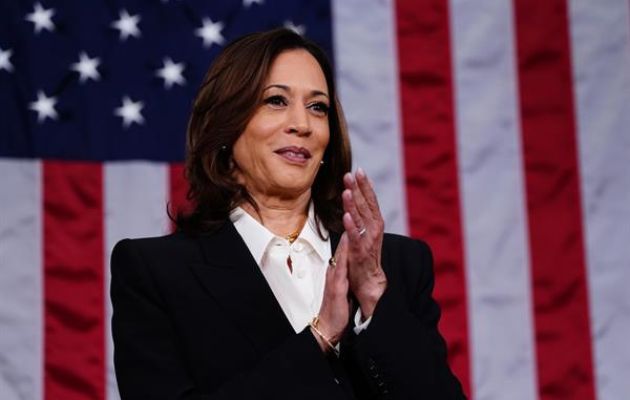 La vicepresidenta de Estados Unidos, Kamala Harris. Foto: EFE