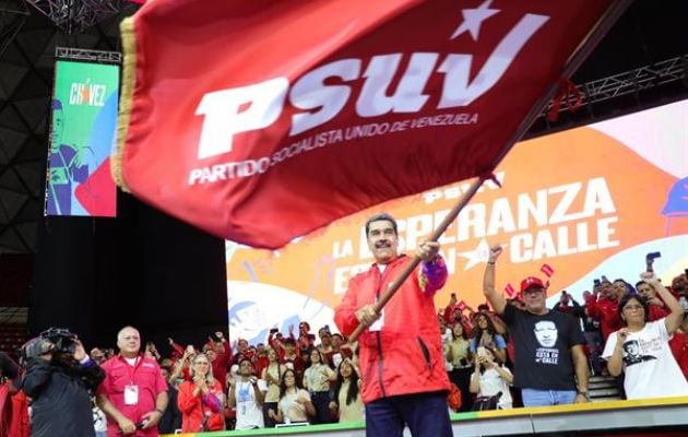 El presidente de Venezuela, Nicolás Maduro, durante un acto en Caracas (Venezuela). Foto: EFE