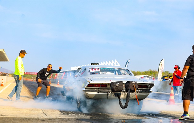 El eChevrolet Camaro, del piloto Ariel González Jr, fue el más veloz.