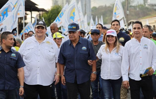 Recorrido de José Raúl Mulino y Sergio "Chello" Gávez. Foto: Cortesía