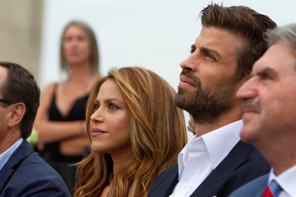 Gerard Piqué y Shakira. Foto: EFE